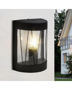 Industriële buitenlamp zwart, Jaynah, IP44
