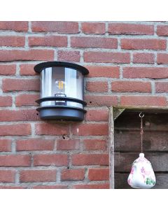 Zwarte buiten wandlamp Zare