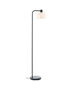 Retro vloerlamp amber, Ubah, met schakelaar