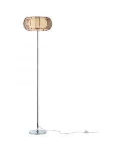 Moderne vloerlamp brons, Amela, met schakelaar
