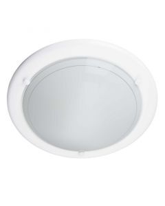 Glazen plafondlamp wit, Angely