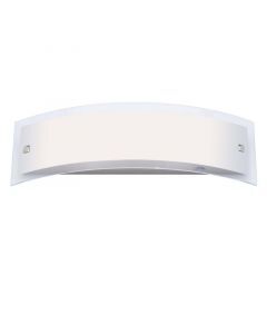 Glazen wandlamp transparant, Tineke