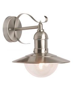 Chroom buiten wandlamp Viktoria