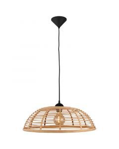 Landelijke hanglamp Deacon, Hout