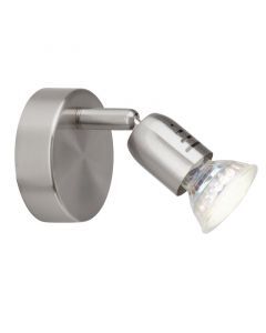 Metalen wandlamp chroom, Hayo