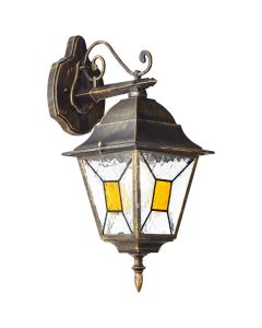 Klassieke buitenlamp roestkleurig, Levinus, IP44