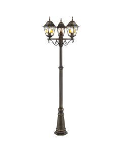 Klassieke buitenlamp roestkleurig, Levinus, IP44