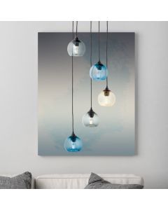 Design hanglamp veelkleurig, Quinton