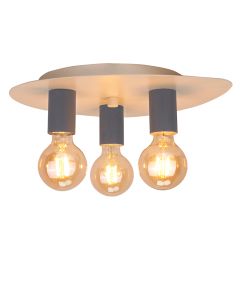 Metalen plafondlamp blauw, Leilani