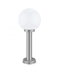 Zilveren buitenlamp rvs, Baukje, IP44