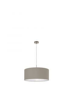 Taupe moderne hanglamp stof, Abano