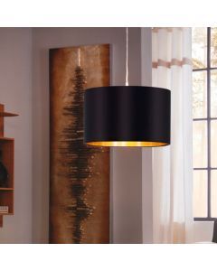 Gouden moderne hanglamp stof, Terme