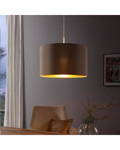 Gouden moderne hanglamp stof, Terme