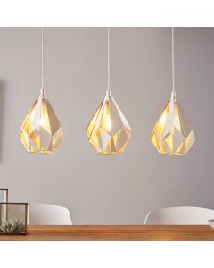 Witte design hanglamp metaal, Acri