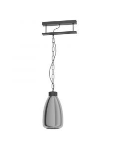 Design hanglamp rookglas, Annefleur