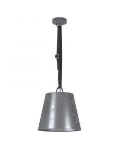 Grijze industriële hanglamp staal, Maichel