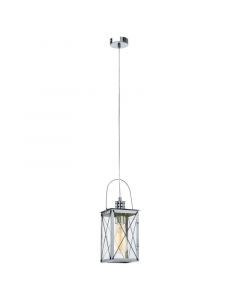 Chromen vintage hanglamp metaal, Abderrahim