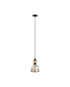 Nikkelen retro hanglamp metaal, Alain
