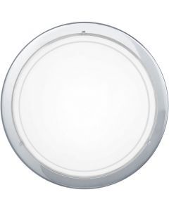 Chromen plafonnière glas, Agena