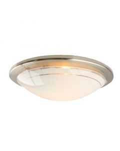 Nikkelen plafonnière glas, Agena