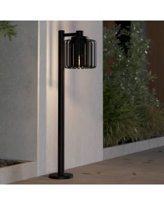 Zwarte industriële buitenlamp aluminium, Rebecca, IP65