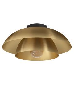 Gouden moderne plafondlamp staal, Chuck