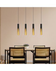 Gouden moderne hanglamp aluminium, Aloysius
