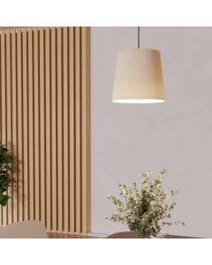 Zwarte moderne hanglamp stof, Siham
