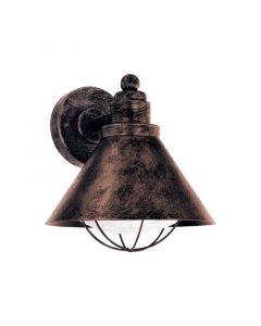Koperen industriële buitenlamp kunststof, Alje, IP44