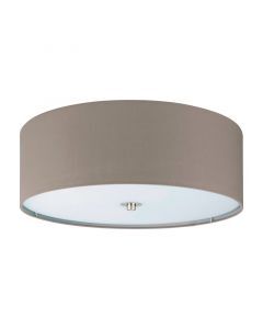 Taupe moderne plafondlamp stof, Abano