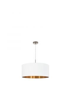 Koperen moderne hanglamp stof, Abano