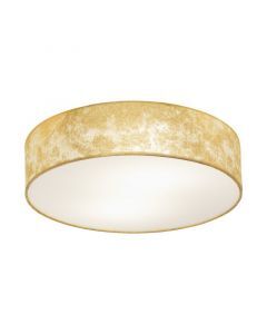 Stalen plafondlamp Megan beige