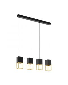 Gouden moderne hanglamp staal, Jovanny