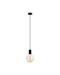Zwarte hanglamp staal, Samed