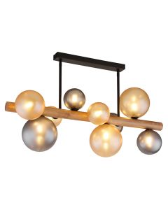 Veelkleurige design plafondlamp glas, Melinda