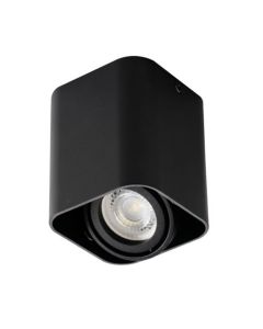Moderne opbouwspot zwart, Bera