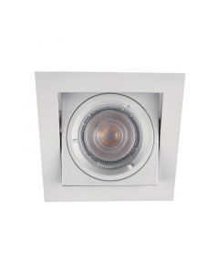 Moderne inbouwspot Filo, wit
