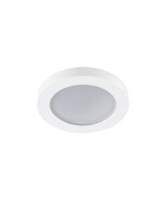 Badkamer inbouwspot Elio, wit, IP44, rond