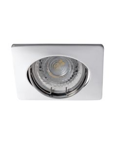Aluminium inbouwspot chroom, Nesta