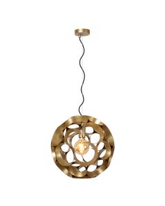 Gouden hanglamp modern, Hannelore