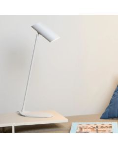 Moderne bureaulamp Hester, Wit