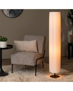 Witte vloerlamp modern, Fold, met schakelaar