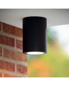 Zwarte opbouwspot modern, Volantis, IP54