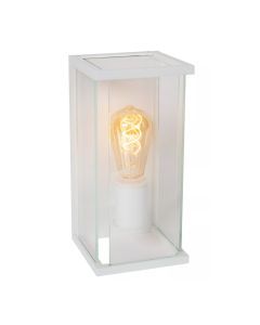 Witte buiten wandlamp met bewegingssensor modern, Claire, IP54