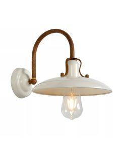 Landelijke wandlamp Romer, Beige