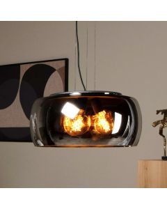 Grijze hanglamp modern, Olivia