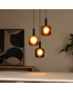 Zwarte hanglamp modern, Eloise