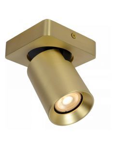 Gouden moderne plafondspot, Nigel, aluminium