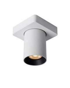 Witte plafondspot Nigel, aluminium