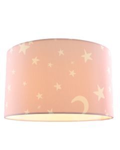 Roze kinderlamp Stars